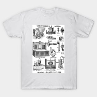 Llewellins & James - Sanitary Engineers - 1891 Vintage Advert T-Shirt